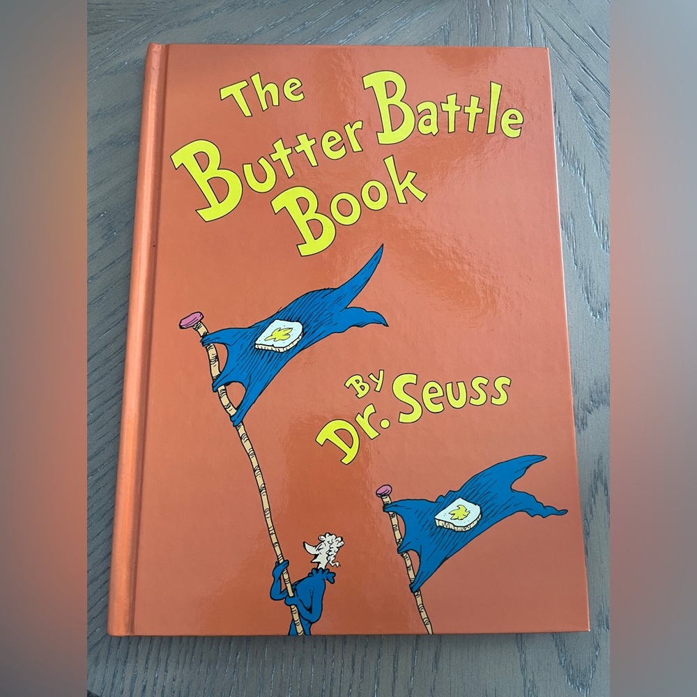 The butter battle book Dr. Seuss RARE TITLE 1984 great condition hardcover
